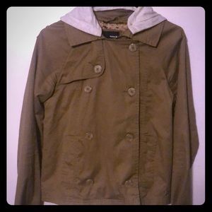 Hurley light weight jacket, tan.